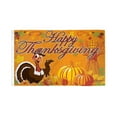 thumbnail image 2 of Happy Thanksgiving Turkey Flag 3x5ft Poly, 2 of 3