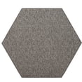 thumbnail image 2 of Furnish My Place Modern Indoor/Outdoor Commercial Neutral Rug, Modern Area Rug, Baby Nursery Mat, Pet-Friendly Carpet for Living Room, Playroom, Made in USA, 3' Hexagon - Set of 3, 2 of 5