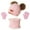 Pink, variant on Viworld 3Pcs/Set Baby Kids Beanie Hat Scarf Gloves Set Winter Warm Double Pom Pom Knit Hat Scarf Gloves for Girls Boys 1-5 Years