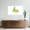thumbnail image 3 of CafePress - Texas State Outline Bluebonnet Flower Wall Decal - 35x21 Wall Decal, 3 of 3