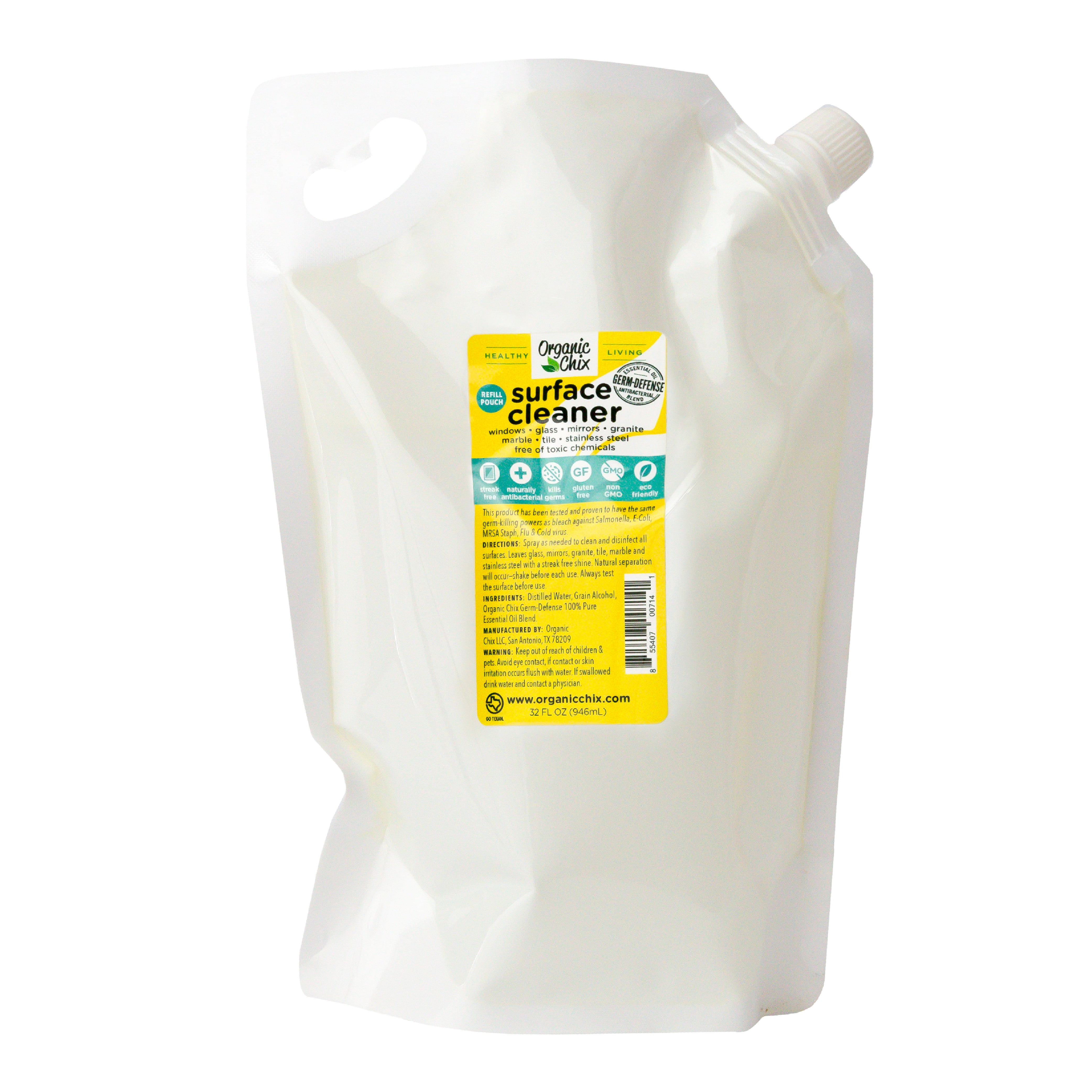 Organic Chix Natural Antibacterial All Purpose Surface Cleaner (32oz