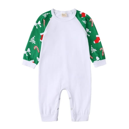 

Nomeni Christmas Family Pajamas Sets Print Family Christmas Pjs Matching Sets Loungewear Casual Jumpsuit Romper Xmas Party Outfits