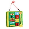 Kiddopark Toddler Busy Board Montessori Toys Basic Skills Board Educational Dress Learning Toy
