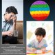 thumbnail image 4 of Fidget Toy Bubble Sensory, Colorido Silicona Compresión Squeeze Toy Tmvgtek juguetes de los niños, 4 of 9
