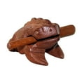 thumbnail image 1 of Thinsony Wood Frog Guiro Rasp Party Toy Gifts Shaker Musical Guiro Shaker 8x8cm 7x7cm, 1 of 6