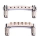 thumbnail image 3 of Sillín de cobre para guitarra eléctrica, puente, cordal, plateado, suministro de Luthier, 3 of 7