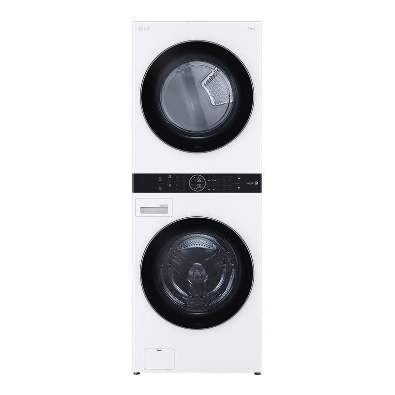 Torre de Lavado LG Lavadora y Secadora 22 Kg Blanca WK22WS6P Carga Frontal