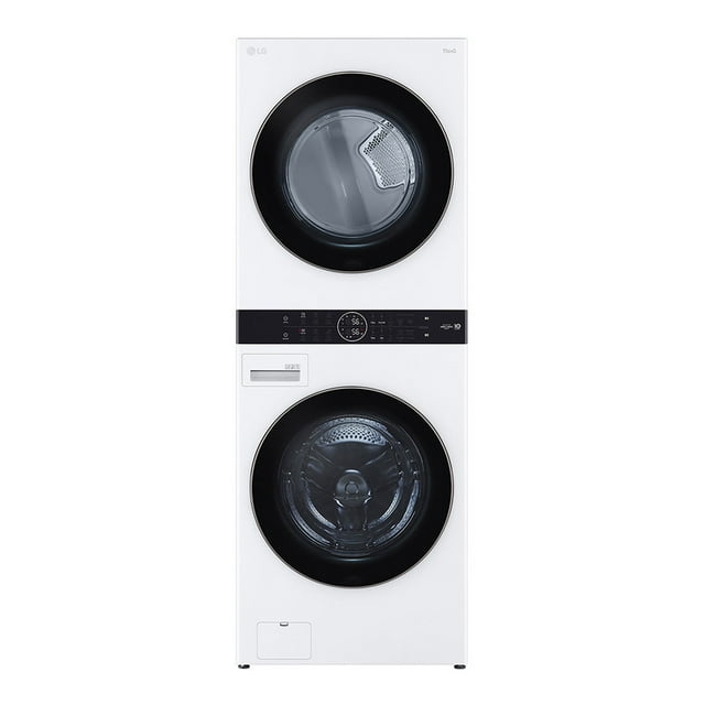 Torre de Lavado LG Lavadora y Secadora 22 Kg Blanca WK22WS6P Carga Frontal