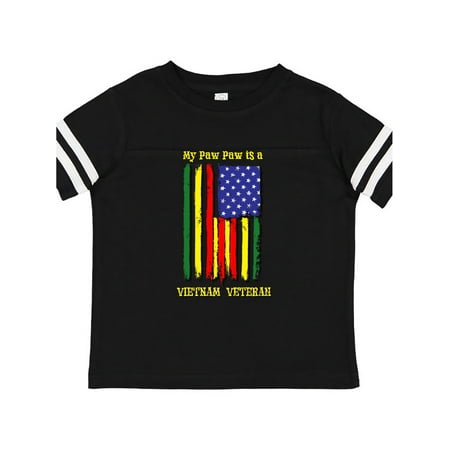 

Inktastic My Paw Paw is a Vietnam Veteran Gift Toddler Boy or Toddler Girl T-Shirt
