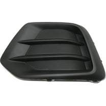 Fog Light Cover Compatible with 2017-2022 Chevrolet Trax Front, Left Driver Textured Black
