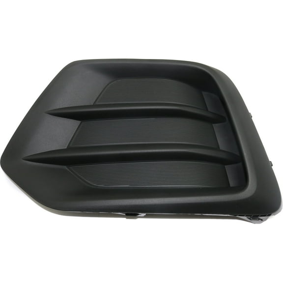 Fog Light Cover Compatible with 2017-2022 Chevrolet Trax Front, Left Driver Textured Black