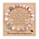 thumbnail image 1 of Pulsera de Cuentas de Piedra Natural de 8mm Ideal Graduación y Día del Maestro, 1 of 2