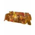 thumbnail image 2 of Fall Forest Mushroom Sofa Covers for 3 Cushion Couch,Washable Sectional & L Shape Couch Covers for Dog/Cat/Kid,Autumn Orange Maple Leaf Animal Non Slip Sofa Slipcover Tassel Futon Cover 71x150, 2 of 8