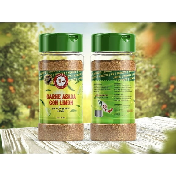 Carne Asada con Limon sazonador 5oz. Lemon Steak Seasoning 5 oz