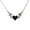 Multicolor, variant on Teissuly Devil Wing Necklace Retro Hip Hop Style Pendant Heart Necklace