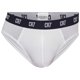 thumbnail image 3 of CR7 calzoncillos para hombre, pack de 3 - calzoncillos, logo en la cintura, algodón elástico Blanco/Gris/Azul oscuro 2XL (XX-Large), 3 of 7
