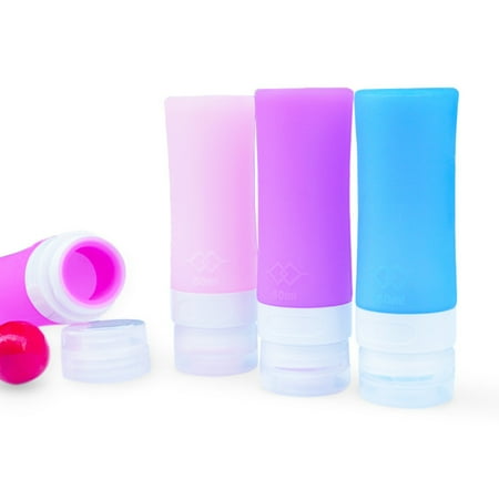 TEHAUX Travel Bottles Reusable Refillable for Body Lotions Essential Oils