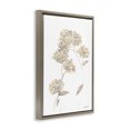 thumbnail image 4 of Stupell Industries Neutral Geranium Florets Botanical & Floral Painting Brown Floater Framed Art Print Wall Art, 21 x 31, 4 of 10