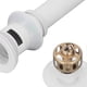 thumbnail image 4 of Pop-up Drain Stopper, Bouncing Press, Deodorizing, Bathroom Sink Drain for Home, White with Hole, 4 of 4