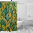 thumbnail image 2 of Vibrant Line Art Shower Curtain Liner 66x72 Inch Waterproof Shower Curtains Decorative Bathroom with 12 Pack Hooks, 2 of 5