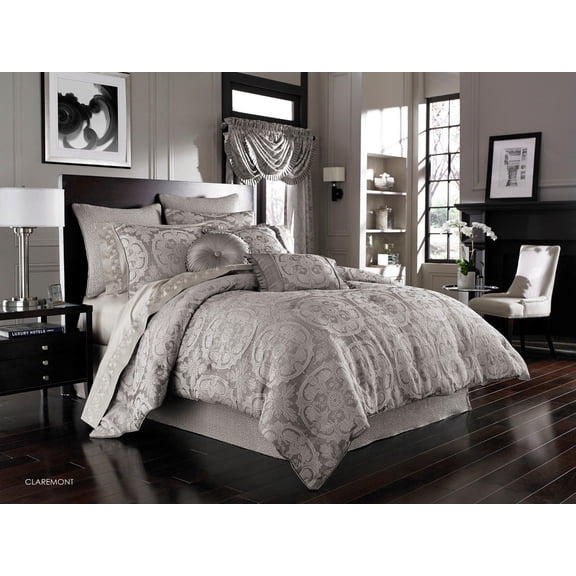 J Queen New York European Pillow Sham Claremont 25x25 Elegant Designer Bedding