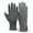 Gray, variant on Womens Winter Gloves - Suede Gloves with Cute Bow - Finest Selection