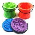 thumbnail image 1 of mmirethe Children Fishing Catching Net Portable Fish Bucket Fishnet Catcher Interactive Play Toys for Garden Beach Color Random Blue, 1 of 6