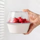 thumbnail image 1 of RKSTN drain basket Multi Functional Basket New Fruit Cleaning Bowl With Strainer Container Kitchen Sink Food Catcher Drainer Fruit Rinser Vegetable Washing Filter Bowl, 1 of 6