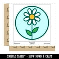 thumbnail image 2 of Daisy Flower in Circle Car Window Bumper Water Bottle Phone Tablet Laptop Waterproof Vinyl Decal Sticker Set 5-Pack - Gloss Finish - 5.0", 2 of 7