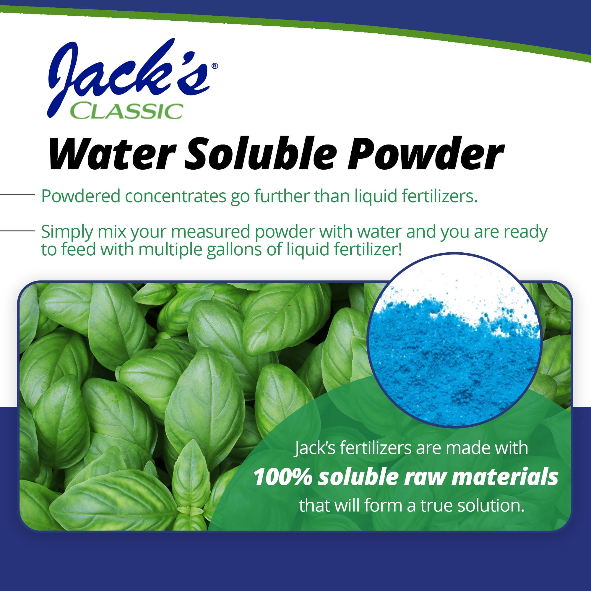 Jack's Classic 20-20-20 All Purpose Fertilizer w/ Micronutrients, 1.5 Pounds