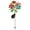 B1#Colorful, variant on Solar Powered Rose Flower Stake Lights, Color Changing LED Garden Floral Pathway Lamp, Outdoor Decorative Flower Light Stakes, Yard Landscape Lighting, Realistic Artificial Rose Solar Ornament