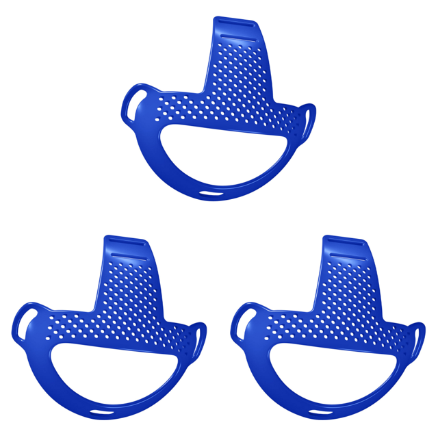 3 almohadillas de TPU para correa para la cabeza, cómodas almohadillas para correa de auriculares para Meta Quest 3 (azul)