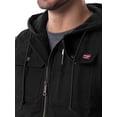 thumbnail image 6 of Wrangler Workwear Men's & Big Men's Quilted Lined Duck Vest with Hood, Sizes S-5XL, 6 of 6