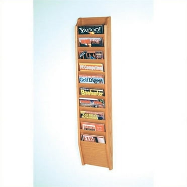 Renovators Supply Magazine Rack Bathroom Country Pine Rack - Walmart.com