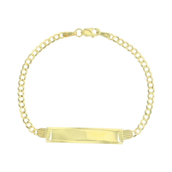 Decadence 14K Yellow Gold Cuban 060 6" ID Bracelet