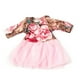 thumbnail image 2 of Conjunto de ropa para muñecas de 45 cm | Abrigo y pantalones para muñecas bebé | Chaqueta de plumón de algodón rosa para muñecas de 45 cm, 2 of 6