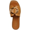 thumbnail image 3 of Franco Sarto Womens Hoda Leather Embellished Flatform Sandals, 3 of 3