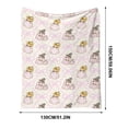 thumbnail image 3 of Manta polar estampada de Halloween – Manta suave de franela para sofá, sillón, dormitorio, oficina, manta decorativa acogedora para la siesta, cálida decoración para el hogar en todas las estaciones, 3 of 7
