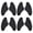 Black, variant on 4 Pairs Heel Pads Heel Grips Liner for Loose Shoes,Ultra Soothing Heel Protectors for Heel Pain,Slipping, Blisters, Friction