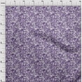 thumbnail image 4 of oneOone Velvet Bluish Violet Fabric Paisleys Sewing Craft Projects Fabric Prints By Yard 58 Inch Wide, 4 of 5