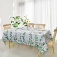 thumbnail image 2 of Eucalyptus Leaves Rectangle Tablecloth Spring Summer Tablecloth Indoor/Outdoor Stain and Wrinkle Resistant Rectangle Table Cloth for Easter Picnic and Kitchen 60"x84", 2 of 6