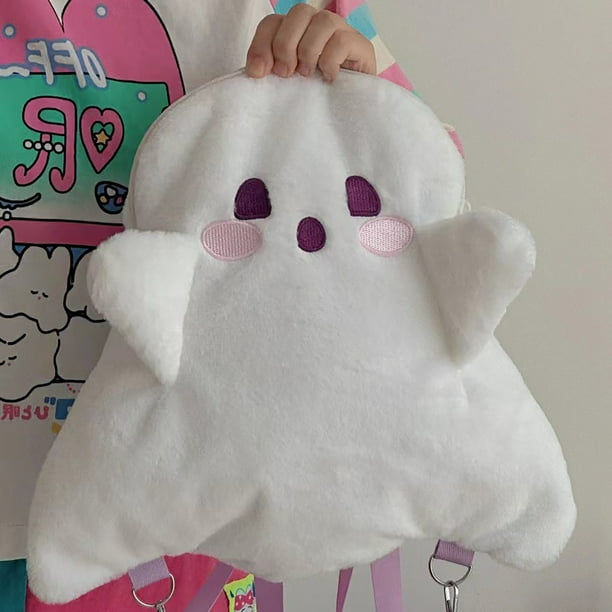 horror mini backpacks Backpack  PEGSTYLES backpack with removable coin bag features metallic Cartoon ghost kid backpack female