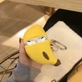 thumbnail image 3 of AirPods Pro Case Cute Cartoon 3D Fun Retro Vintage, GMYLE Silicone Protective Shockproof Earbuds Case Cover Skin Compatible for Apple AirPods Pro 2019 2020 (Banana), 3 of 3