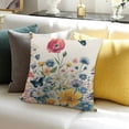 thumbnail image 3 of BANET Flower Decorative Pillowcase for Sofa 24x24in, 3 of 5