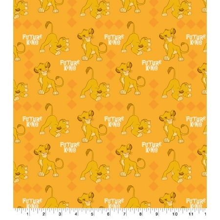 UPC: 0887816366182 | Disney Lion King Simba Cotton Fabric