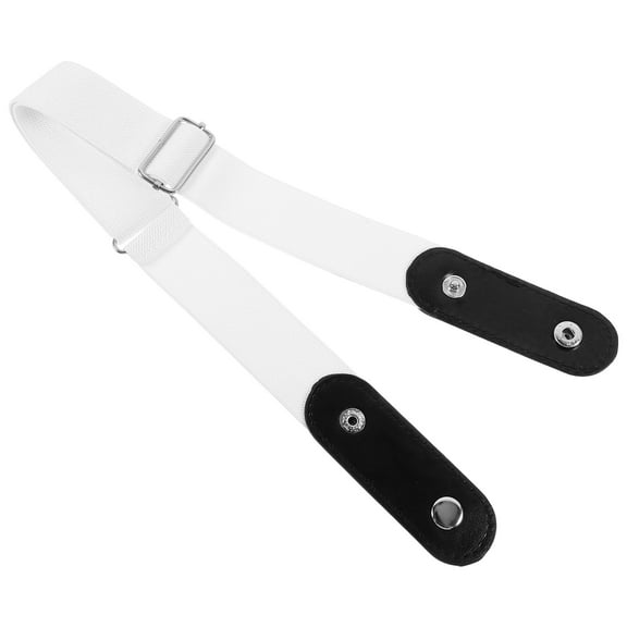 Lazy Belt Adjustable Elastic Band Summer Shorts Waist Belts Without Buckles No Women White Miss