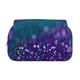 thumbnail image 2 of Disketp Purple and Green Glitter Estuche de Lápices de Doble Capa con Tapa Abatible y Cremallera, Organizador Escolar para Adolescentes y Adultos, 2 of 7