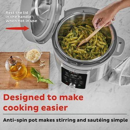Instant Pot - 6QT Duo Plus Multi-Use Pressure Cooker with Whisper-Quiet Steam Release - Gray