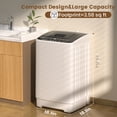 thumbnail image 3 of Bangson 1.08cu.ft Portable Washing Machine, Full-Automatic Compact Washer with 8 Programs & Drain Pump for Apartment, Dorm, Home, 3 of 9