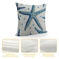 thumbnail image 4 of YINGXI Throw Pillow Covers Beach Ocean Coastal Green and Blue Decorative Pillow Cases Home Decor Standard Square Summer White Pillowcases 24x24in, 4 of 5